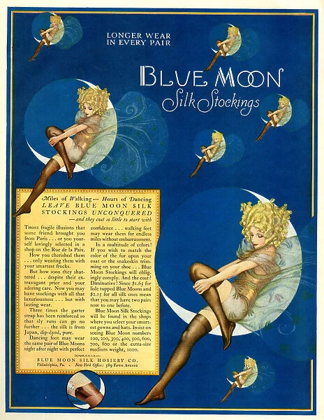 Advert, Blue Moon Silk Stockings