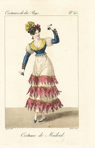 Dancer of Madrid, Spain, 19th century