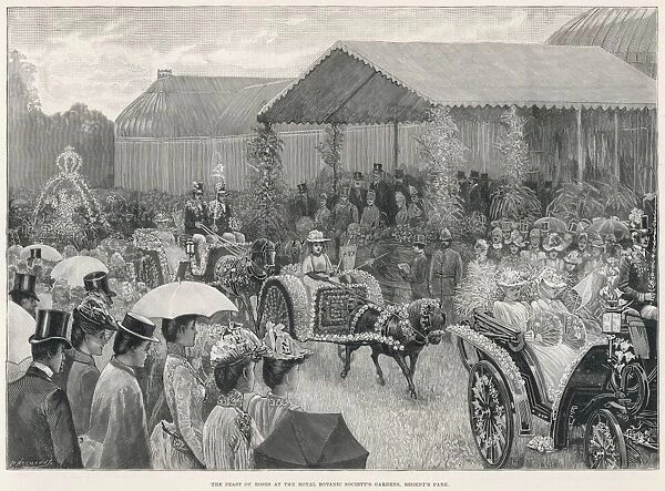 The Feast of Roses in Regents Park, London, 1889