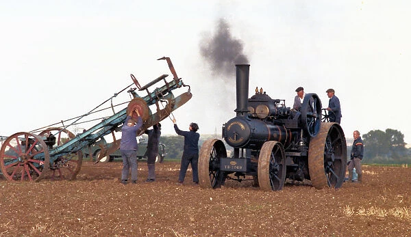 Fowler Ploughing Engine YB1269 in action