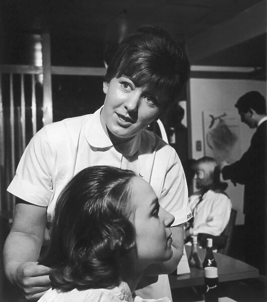 Hairdresser at work - 1960s