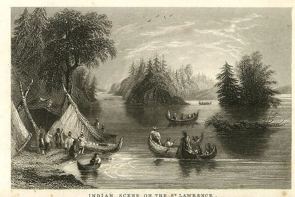 Native Americans on the St Lawrence River