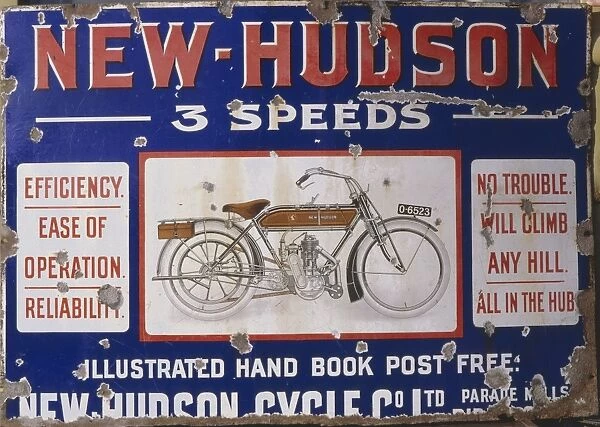 New Hudson - 3 Speed motorcycle