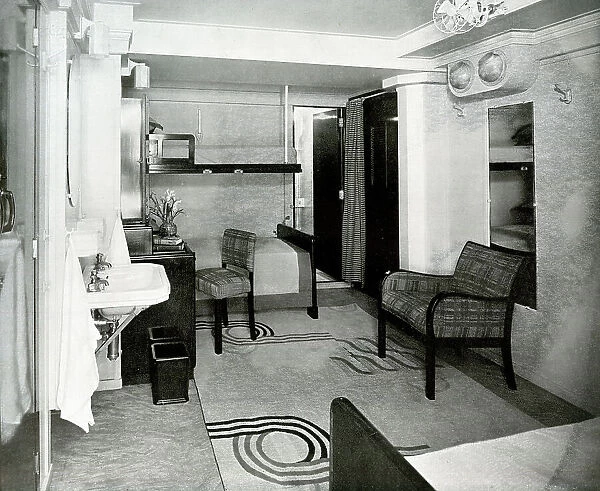 RMS Queen Mary, Tourist Bedroom