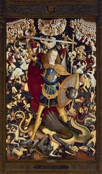 Saint Michael Archangel. By Master of Zafra. 1495-1500