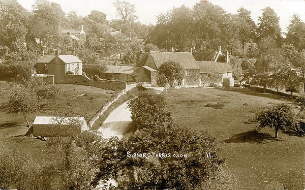 The Village, Sibford Ferris, Banbury, Cherwell, Oxfordshire, England. Date: 1910s