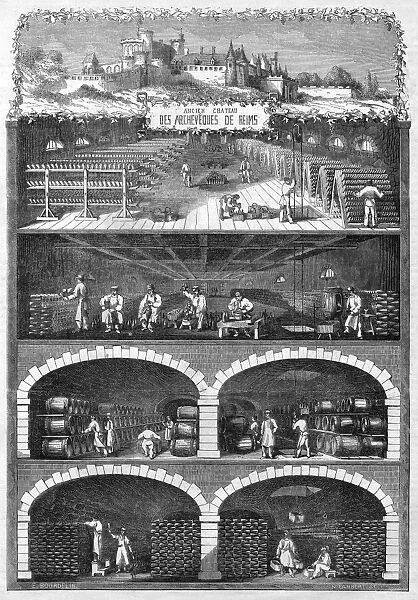 Wine cellars at Rheims