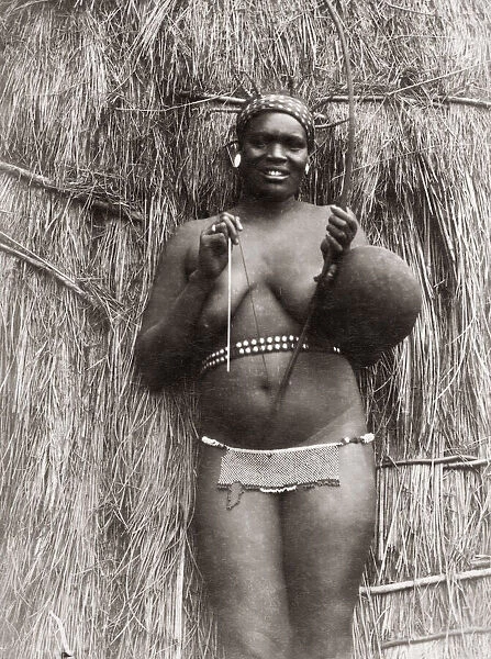 Young African woman, South Africa, c. 1900