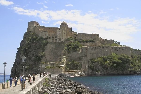 Castle, island of Ischia, Campania, Italy, Mediterranean, Europe
