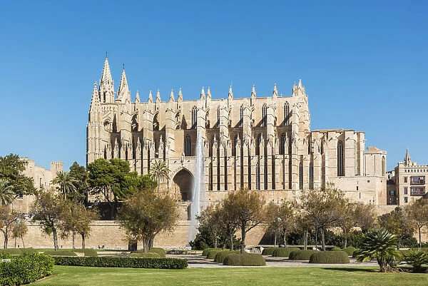 The Cathedral of Santa Maria of Palma or Catedral de Santa Maria de Palma de Mallorca