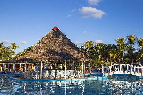 Cuba, Varadero, Varadero beach, Swimming pool at the Sol Palmeras Hotel