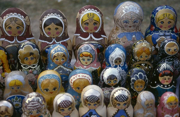 20054289. BULGARIA Sofia Russian Dolls on a market stall