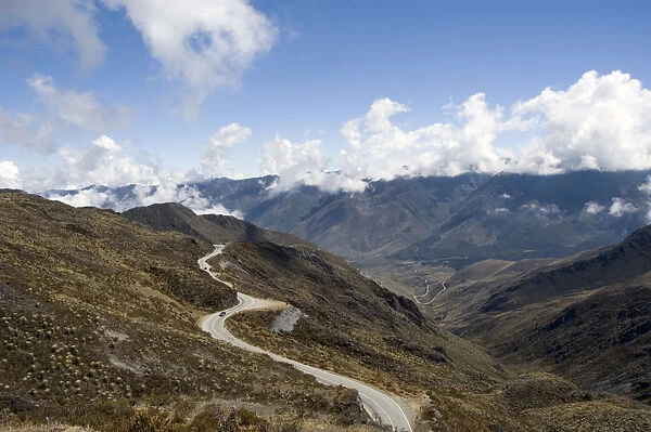 20077333. VENEZUELA Andes View from Pico El Aguila 4118m close to Merida