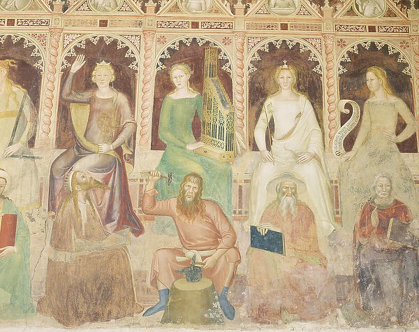 Detail from The Allegory of Christian Learning, Capellone degli Spagnoli