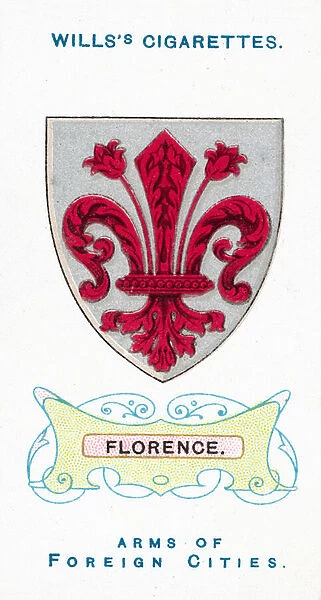 Arms of Florence (chromolitho)