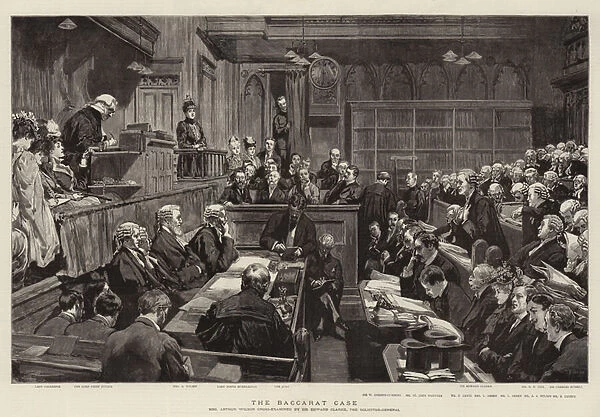 The Baccarat Case (engraving)