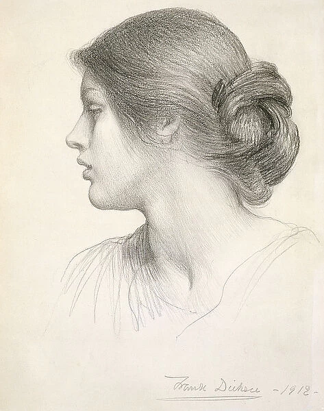 Beatrice Stuart, 1912 (pencil on paper)