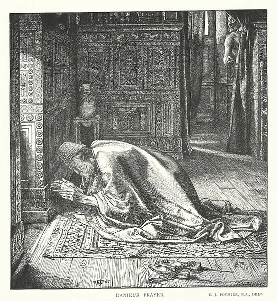 Daniels Prayer (engraving)