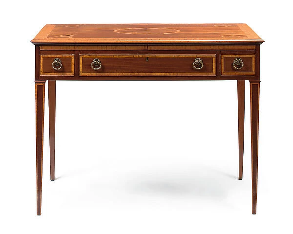George III Rudds table, c. 1770 (mahogany & marquetry) (see also 1163628)