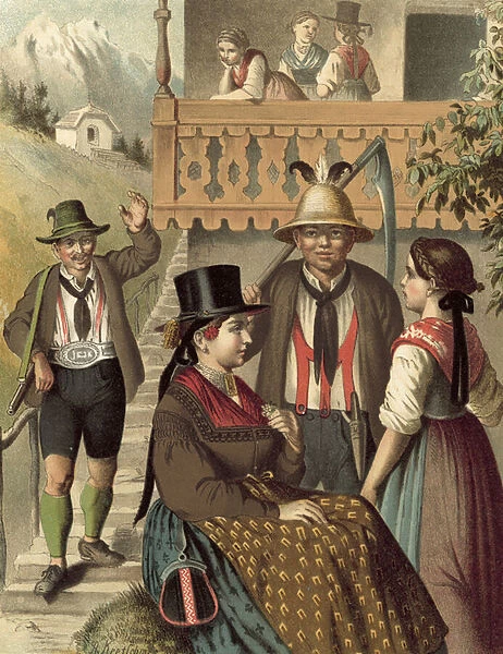 German costume, Oesterreich, Pinzgau