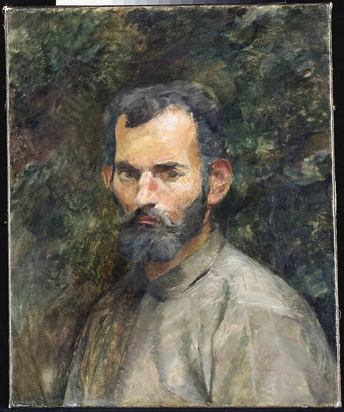 Head of a Man, 1883 (oil on canvas)