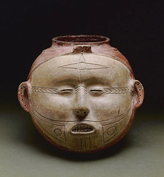 Human effigy vessel, Late Mississippian period, 1300-1500 (ceramic)