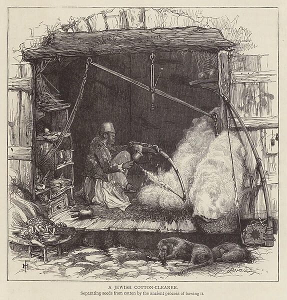A Jewish cotton-cleaner (engraving)