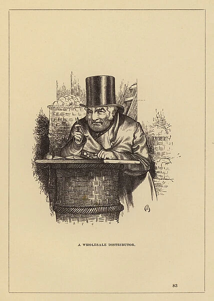 London People, Covent Garden Market: A Wholesale Distributor (engraving)