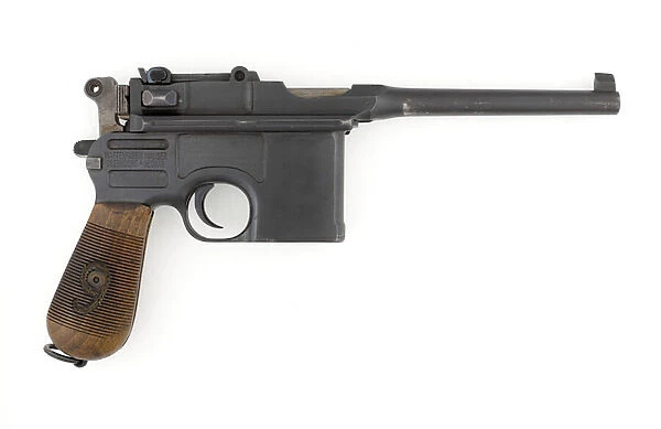 Mauser C96 9 mm self-loading pistol, Export model converted to 9 mm Parabellum (pistol