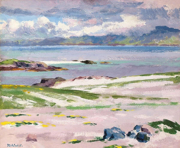 Towards Mull from Choc Ard Anraidh, Iona, c. 1928 (oil on canvas)