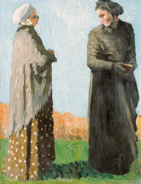 Peasants in Sunday Dress, 1890 (oil on canvas)