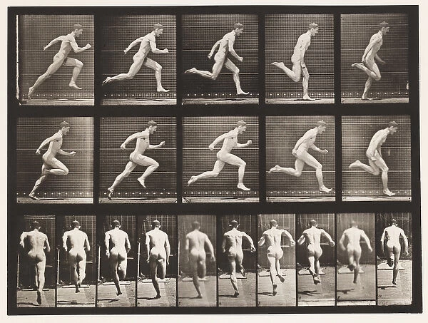Plate 63. Running at Full Speed. 1872-85 (collotype on paper)