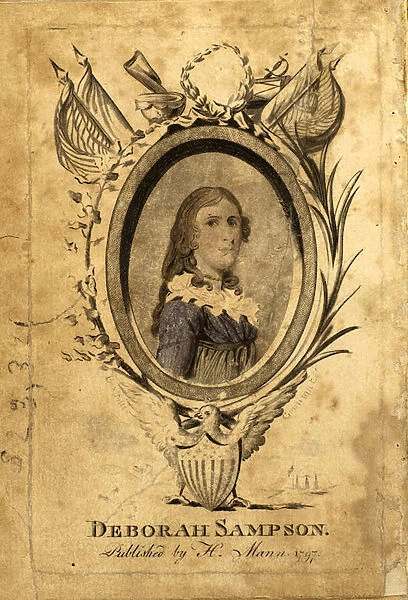 Portrait of Deborah Sampson, 1797 (litho)