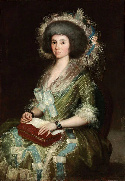 Portrait of Dona Manuela Camas, 1795 (oil on canvas)