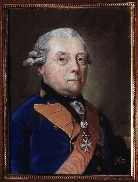 Portrait de Frederic Henri Louis (Heinrich Friedrich Ludwig) dit Henri de Prusse 1726- 1802), comte de la marche de Brandebourg Schwedt. (Portrait of Henry Frederick, Prince in Prussia, Margrave of Brandenburg Schwedt)