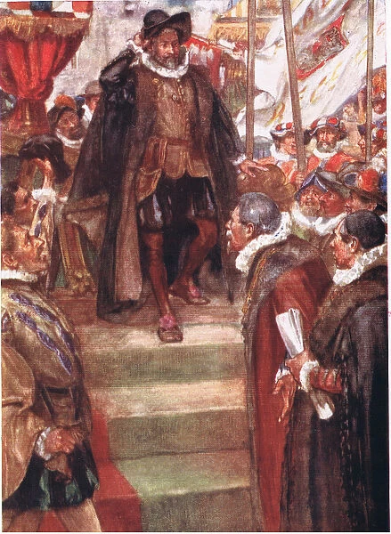 The Prince of Orange knew no greater moment than this, illustration from