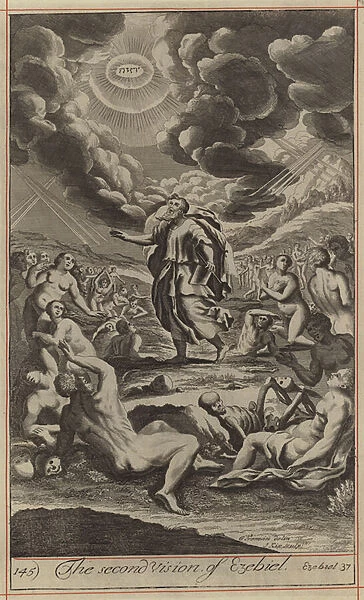 The second Vision of Ezebiel (engraving)