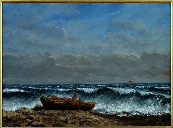 The Stormy Sea or, The Wave (oil on canvas)