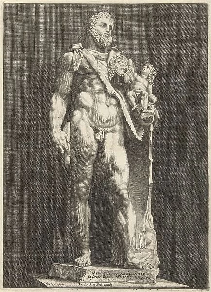 Hercules and Telephos, Nicolaes de Bruyn, Hendrick Goltzius, Frederik de Wit, after c
