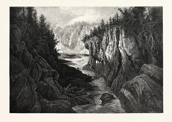 New Brunswick, Gorge below Grand Falls, St