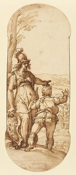 Pallas Athena Shows Taddeo the Prospect of Rome