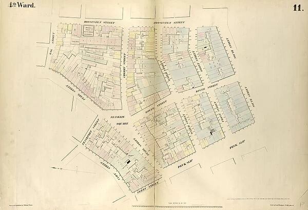 Plate 11: Map bounded by Cliff Street, Frankfort Street, Pearl Street, Oak Street