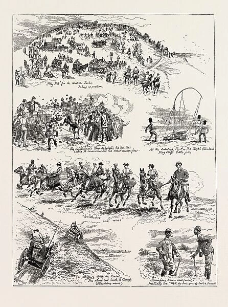 The Review and Sham Fight before the Emperor of Germany, 1889