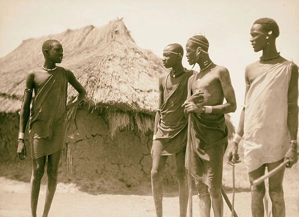 Sudan Malakal Shiluks native hut 1936 Malakāl