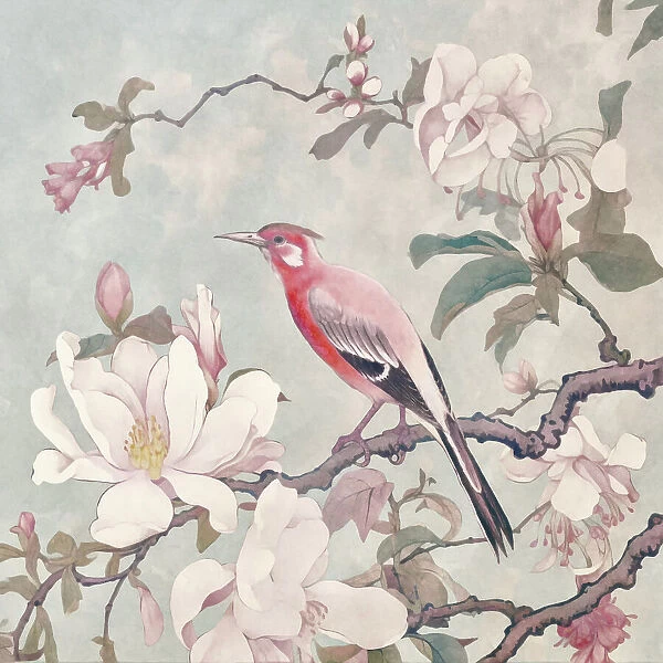 Chinoiserie Bird Spring Vibes 004