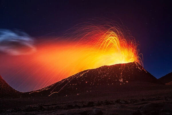La Fournaise volcano