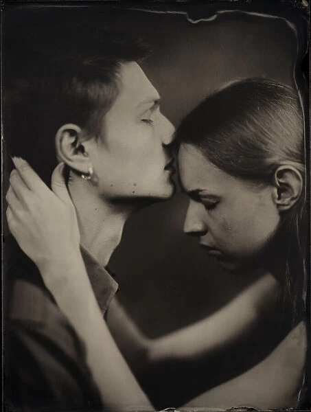 Mare Intus and Julia, Wet plate collodion 18x24cm