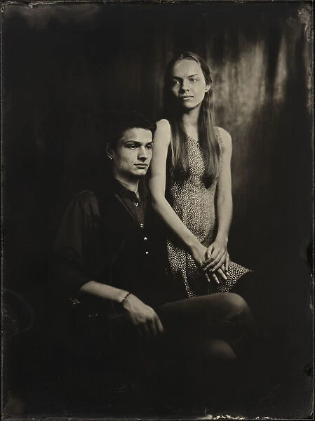Mare Intus and Julia, Wet plate collodion 18x24cm