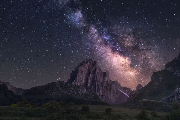 Mountain and Milky Way