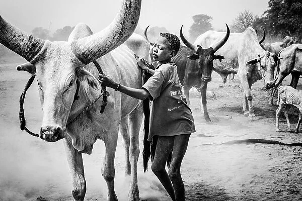 Mundari cattle camp - South Sudan